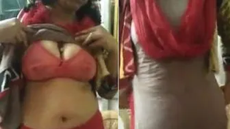 Married Bhabhi Stripping For Boss Hoping For Promotion At Office
