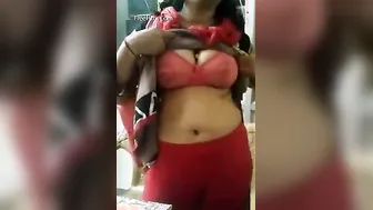 Married Bhabhi Stripping For Boss Hoping For Promotion At Office