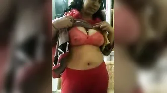 Married Bhabhi Stripping For Boss Hoping For Promotion At Office