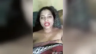 Married Boudi Showing Off Her Big Boobs And Wet Pussy For You