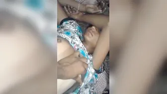 Sleeping Wife Getting Fucked Hard By Hubby Late Night At Home