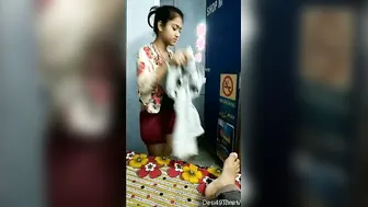 Desi Teen GF Relaxing Naked Right After We Had Sex