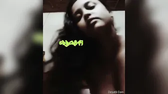 Young Bhabi Pressing Her Soft Body In Bedroom Before Sex Time