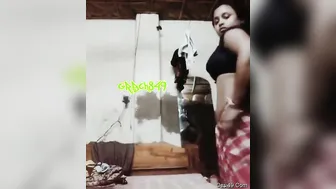 Young Bhabi Pressing Her Soft Body In Bedroom Before Sex Time