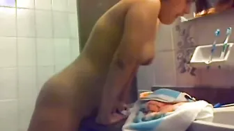Bathroom Tease By My Sexy Teen Babe Showing Everything Naughty