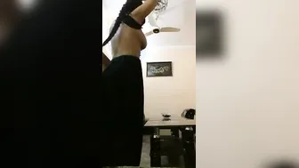 Married Bhabhi Lifting Her Top Revealing Her Soft Tits Closeup