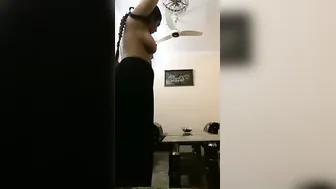 Married Bhabhi Lifting Her Top Revealing Her Soft Tits Closeup