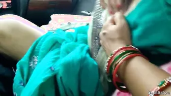 Mature Saree Aunty Stroking Me Hard In Backseat Feeling Naughty