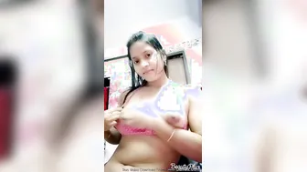 Cute Desi Babe Stripping And Spreading Everything For The Camera