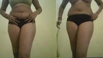 Bhabhi Removing Her Saree Slowly Revealing Her Body Just For Me