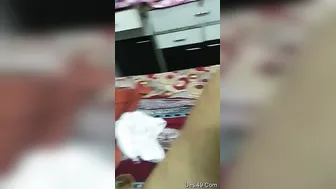 Sucking My Young GF's Perfect Tits In Her Room