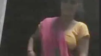 Village Bhabhi Exposing Her Boobs And Pussy For Me Alone