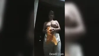 Village Bhabhi Exposing Her Boobs And Pussy For Me Alone