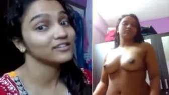 Cute Wife Asking Me If I Want To Suck Her Nipples Now