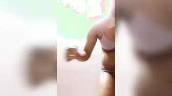 Cute Wife Asking Me If I Want To Suck Her Nipples Now