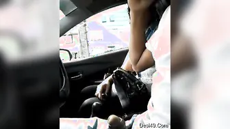 Driver Whipping Out His Massive Cock For Girl In Backseat