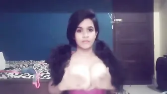 College Cutie Getting Naked On Video Call For Her Boyfriend