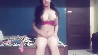 College Cutie Getting Naked On Video Call For Her Boyfriend