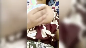 Married Milf Playing With Her Massive Milk Filled Boobs