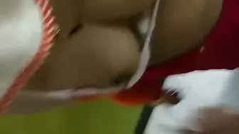 Married Bhabhi Pulling Out Her Heavy Boobs And Showing Them Off