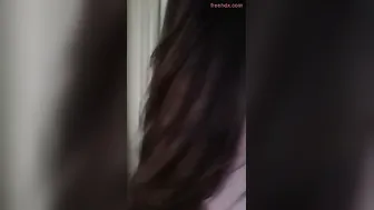 Indian College Babe Pressing Her Soft Boobs Teasing On Camera