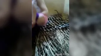 Beautiful Village Bhabhi Rubbing Her Pussy Getting Wet And Ready