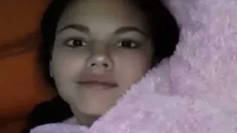 Cute GF Spreading Wide Exposing Her Tight Pink Wet Pussy