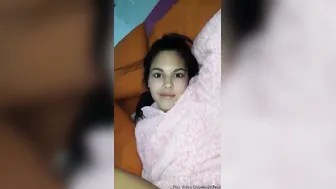 Cute GF Spreading Wide Exposing Her Tight Pink Wet Pussy