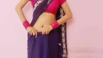 Desi Wife Dropping Her Saree Revealing Everything For Hubby Tonight