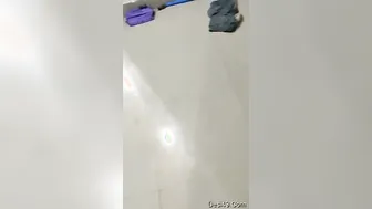 Desi Girl In Tight Shorts Bending Over While Cooking Dinner