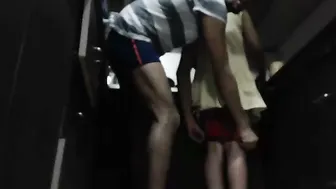 Boyfriend Trying To Slide Inside His GF Tight Pussy