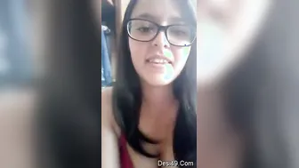 College GF Stripping And Teasing On Webcam For Lover