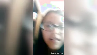 College GF Stripping And Teasing On Webcam For Lover