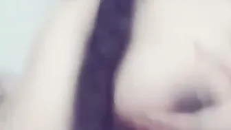 Hairy Pussy GF Recording Nude Selfie For Her Boyfriend