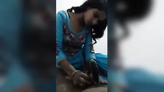 Responsible Babe Putting Condom On His Cock Before Fucking Hard