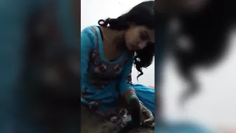 Responsible Babe Putting Condom On His Cock Before Fucking Hard
