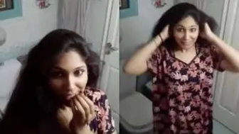 Bengali Wife Alone At Home Playing With Her Massive Natural Tits