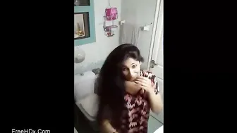 Bengali Wife Alone At Home Playing With Her Massive Natural Tits