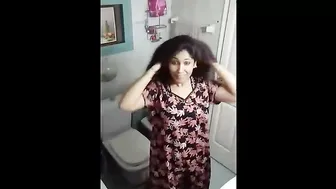 Bengali Wife Alone At Home Playing With Her Massive Natural Tits