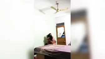 Horny Aunty Seducing Her Husband Making Him Touch Her Everywhere