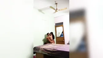 Horny Aunty Seducing Her Husband Making Him Touch Her Everywhere