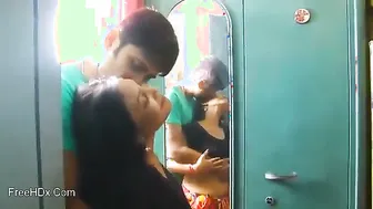 Married Bhabhi Getting Frisky In Saree During Intimate Moment