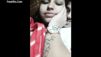 Desi Couple Kissing And Sucking Boobs During Naughty Video Call