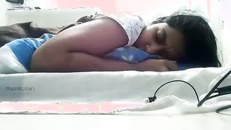 College Teen Babe Recording Herself Squeezing Her Perky Boobs