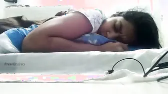 College Teen Babe Recording Herself Squeezing Her Perky Boobs