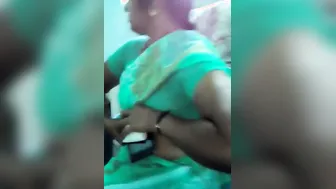Tamil Aunty Stroking My Cock With Her Soft Hands In The Evening