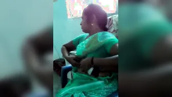 Tamil Aunty Stroking My Cock With Her Soft Hands In The Evening