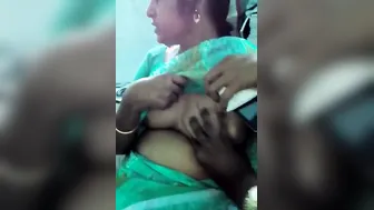 Tamil Aunty Stroking My Cock With Her Soft Hands In The Evening