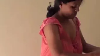 Aunty Changing Clothes Revealing Her Body In Bathroom