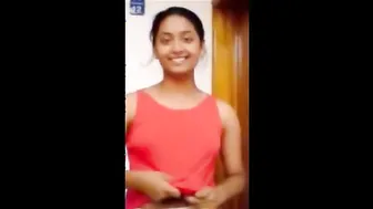 Indian College Teen Letting Lover Squeeze Her Soft Boobs